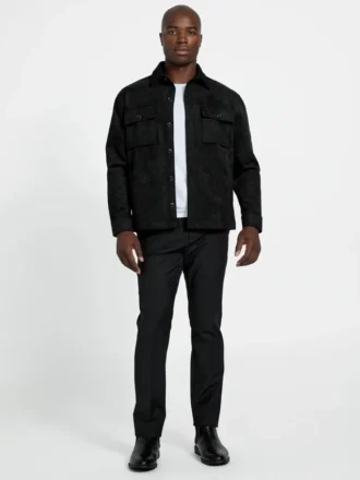 Faux Suede Overshirt