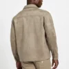 Faux Suede Overshirt