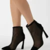 Fearne Embellished Mesh Ankle Bootie