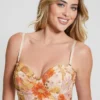 Fia Floral Sequin Bustier Top