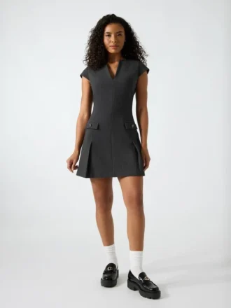 Fit-And-Flare Mini Dress