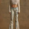 Flare Lace Jeans