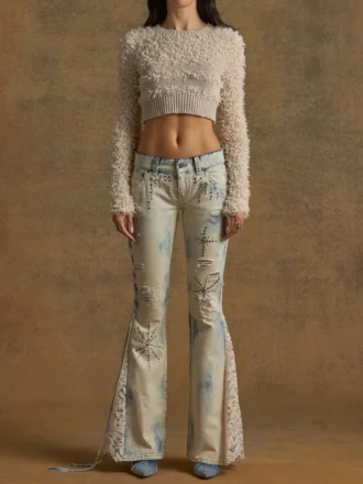 Flare Lace Jeans
