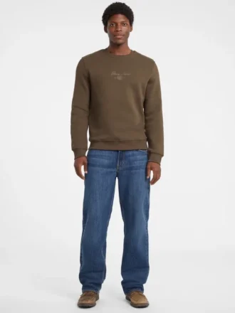 Fleece Script Crewneck Sweatshirt