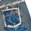 Floral Denim Pants