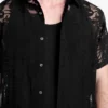 Floral Devore Burnout Shirt