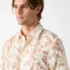 Floral Devore Burnout Shirt