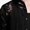 Floral Devore Burnout Shirt