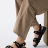 Florizi Faux Leather Sandals