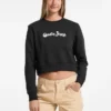 Flower Logo Cropped Sweatshirt