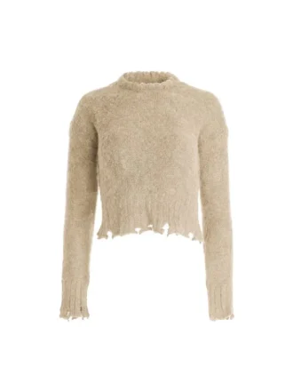 Fuzzy Crewneck Sweater