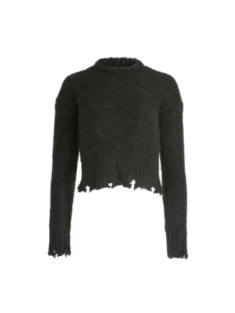 Fuzzy Crewneck Sweater