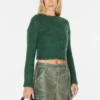 Fuzzy Crewneck Sweater