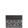 G Woven Leather Card Case