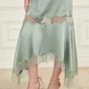 Garland Satin Skirt