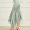 Garland Satin Skirt