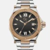 Gc Silver and Rose Gold-Tone Multifunctional Watch