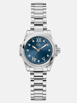 Gc Silver-Tone Analog Watch