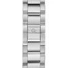 Gc Silver-Tone and Green Chronograph Watch