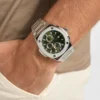 Gc Silver-Tone Chronograph Watch
