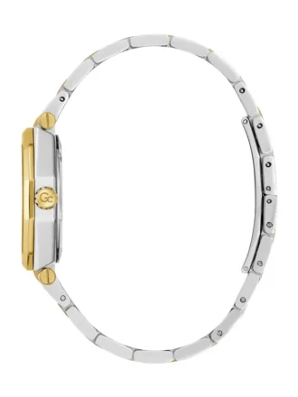 Gc Two-Tone and Green Analog Watch