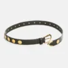 Genuine Leather Logo Belt