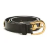 Genuine Leather Logo Belt