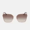 Geometric Butterfly Metal Sunglasses