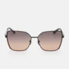 Geometric Butterfly Metal Sunglasses
