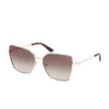 Geometric Butterfly Metal Sunglasses