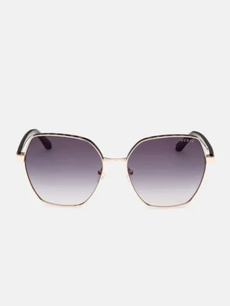 Geometric Metal Sunglasses