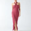 Gia Halter Lurex Dress