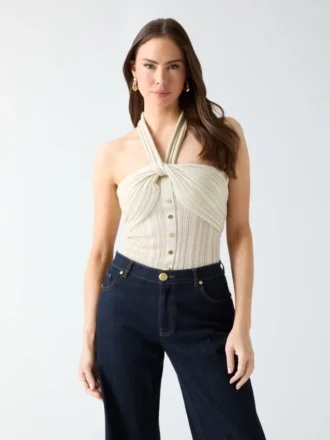 Gia Lurex Sweater Top