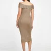 Gia Twisted Lurex Dress