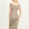 Gia Twisted Lurex Dress