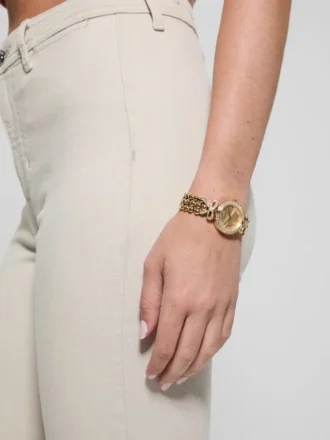 Gold-Tone Analog Watch