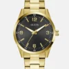 Gold-Tone and Black Analog Watch