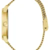 Gold-Tone and Black Analog Watch
