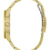 Gold-Tone and Black Analog Watch