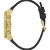 Gold-Tone and Black Multifunction Watch