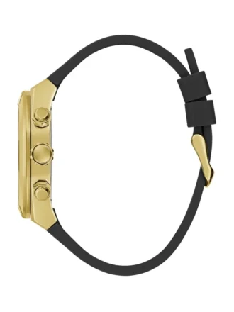 Gold-Tone and Black Multifunction Watch