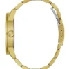 Gold-Tone and Blue Multifunction Watch