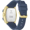Gold-Tone and Blue Multifunctional Watch
