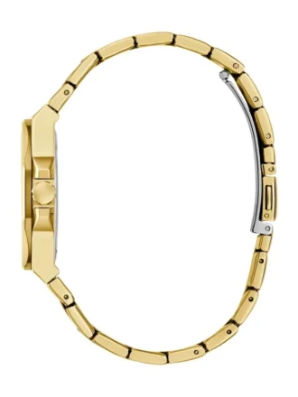 Gold-Tone and Green Analog Watch