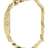 Gold-Tone and Green Analog Watch