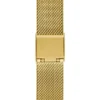 Gold-Tone and Green Mesh Analog Watch