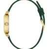 Gold-Tone and Leather Analog Watch