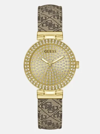 Gold-Tone and Quatro G Analog Watch
