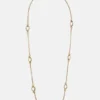 Gold-Tone Bamboo Linked Chain Necklace