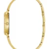 Gold-Tone Crystal Analog Watch